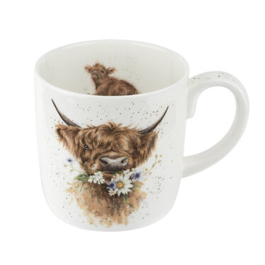 Wrendale Designs Daisy-Coo 14 fl.oz. Mug, Cow Wrendale Designs Daisy-Coo 14 fl.oz. Mug, Cow
